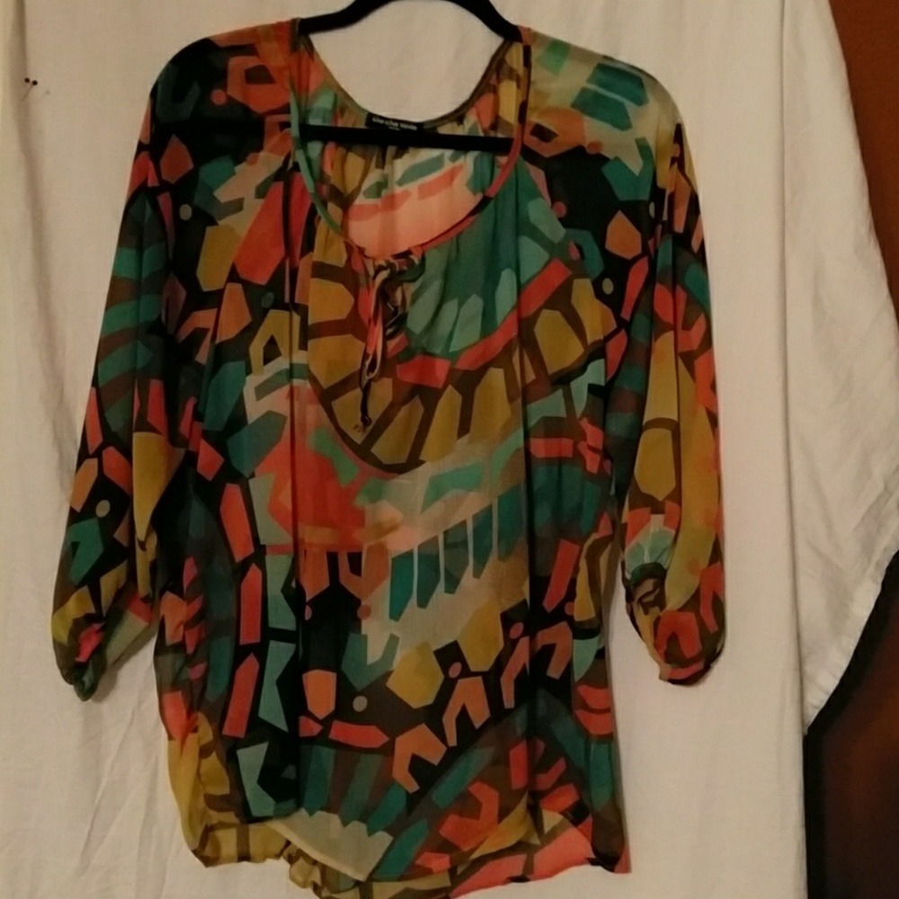 Peasant style top,  gently worn